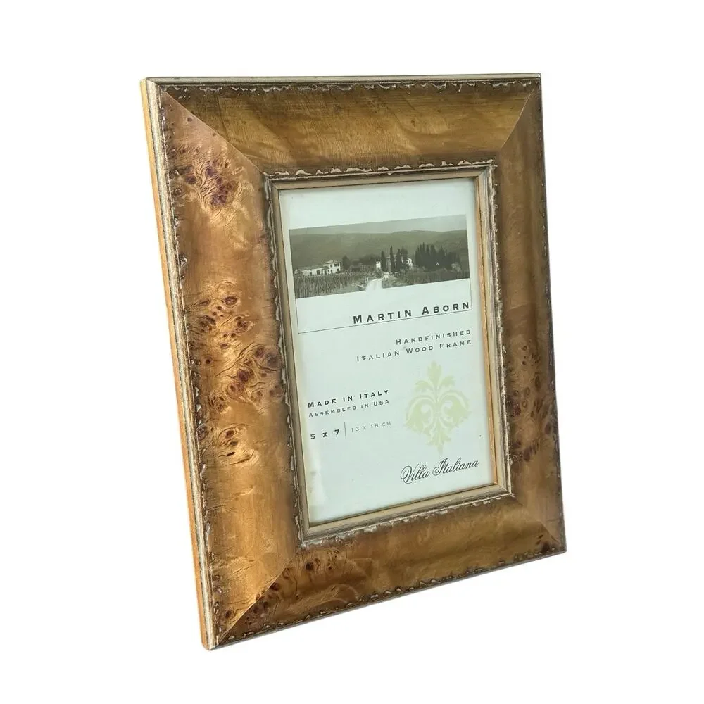 Martin Aborn Frame Hand Finished Italian Wood 5x7 Italy Villa Italiana